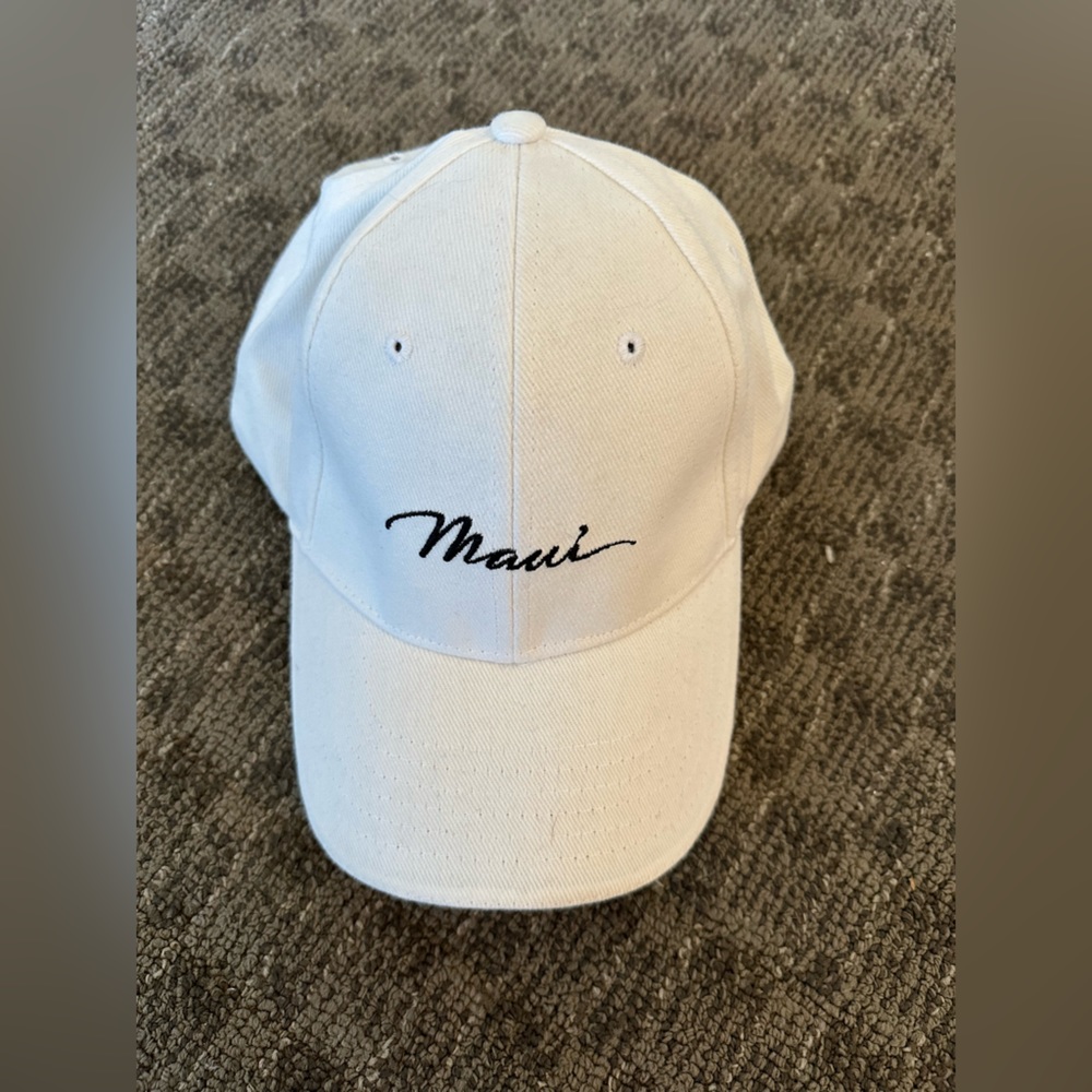 White Maui Ballcap